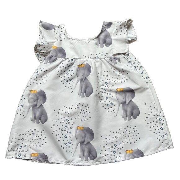 Lovely Crown Other - Lovely Crown Elephant Flutter Swing Dress
